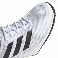 Adidas CourtFlash Men's Tennis Shoe (White/Black) 10 Adidas CourtFlash Men's Tennis Shoe (White/Black) -Adidas Shop GW2518 8 FOOTWEAR Photography DetailView1 white 1024x1024