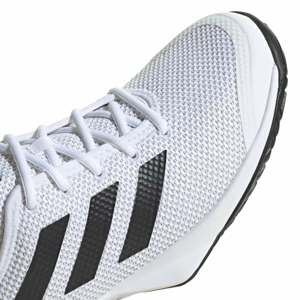 Adidas CourtFlash Men's Tennis Shoe (White/Black) 5 Adidas CourtFlash Men's Tennis Shoe (White/Black) - Image 3