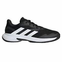 Adidas CourtJam Control Men's Tennis Shoe (Core Black/Cloud White)