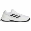 Adidas GameCourt 2 Men's Tennis Shoe (White/Black) 2 Adidas GameCourt 2 Men's Tennis Shoe (White/Black) -Adidas Shop GW2991 1 FOOTWEAR Photography SideLateralCenterView white 1024x1024