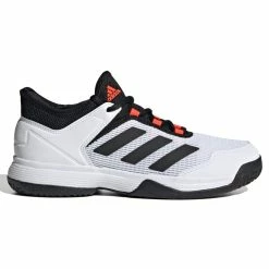 Adidas Ubersonic 4 Junior Tennis Shoe (White/Black/Red)