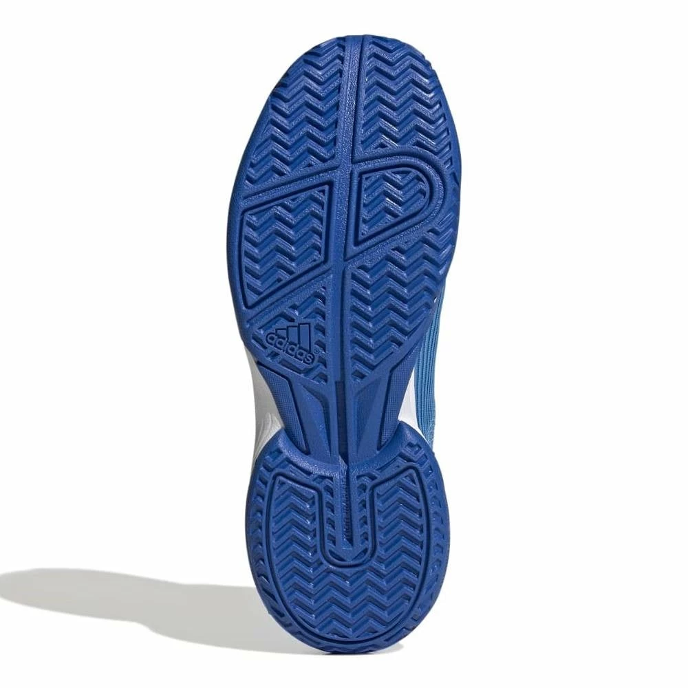 Adidas Adizero Club Junior Tennis Shoe (Pulse Blue/Cloud White) 4 Adidas Adizero Club Junior Tennis Shoe (Pulse Blue/Cloud White) - Image 2