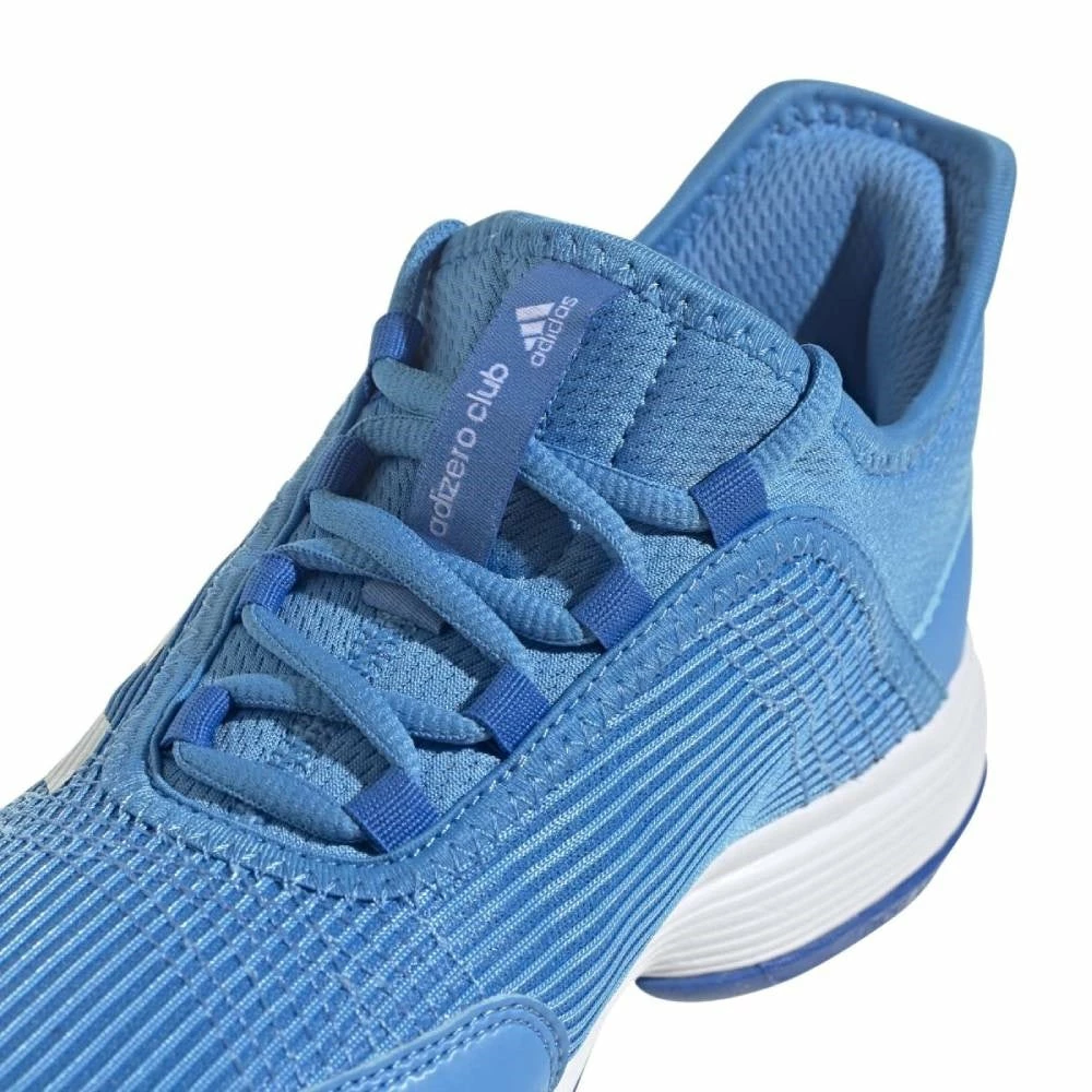 Adidas Adizero Club Junior Tennis Shoe (Pulse Blue/Cloud White) 7 Adidas Adizero Club Junior Tennis Shoe (Pulse Blue/Cloud White) - Image 5