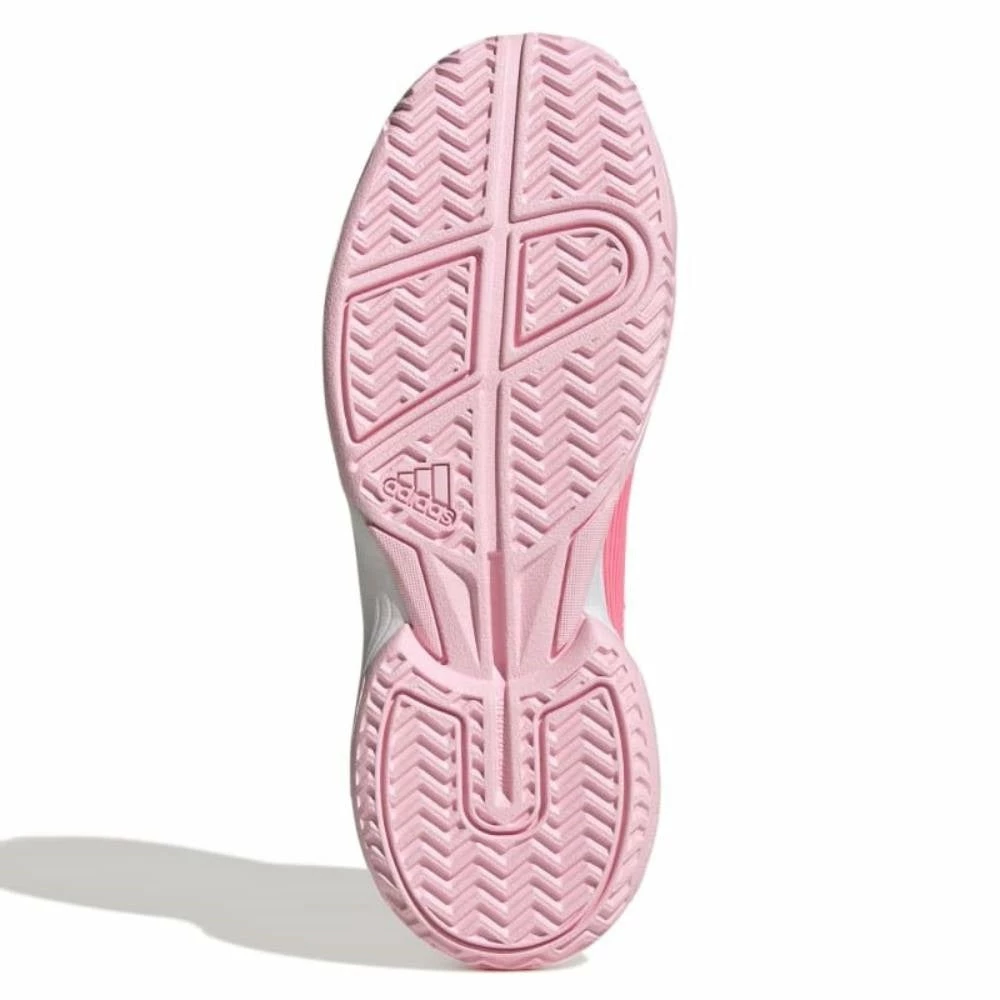Adidas Adizero Club Junior Tennis Shoe (Pink/White) - Image 2