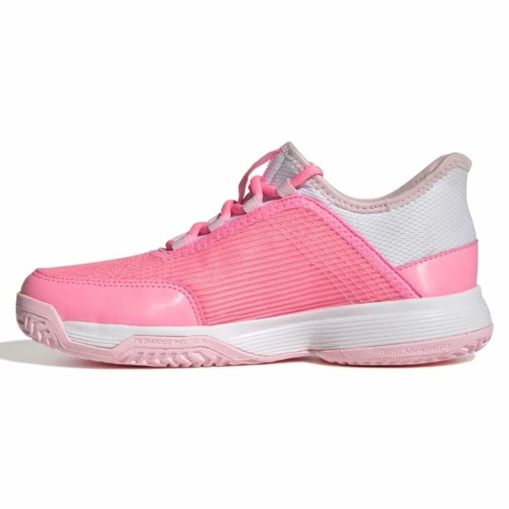 Adidas Adizero Club Junior Tennis Shoe (Pink/White) - Image 3