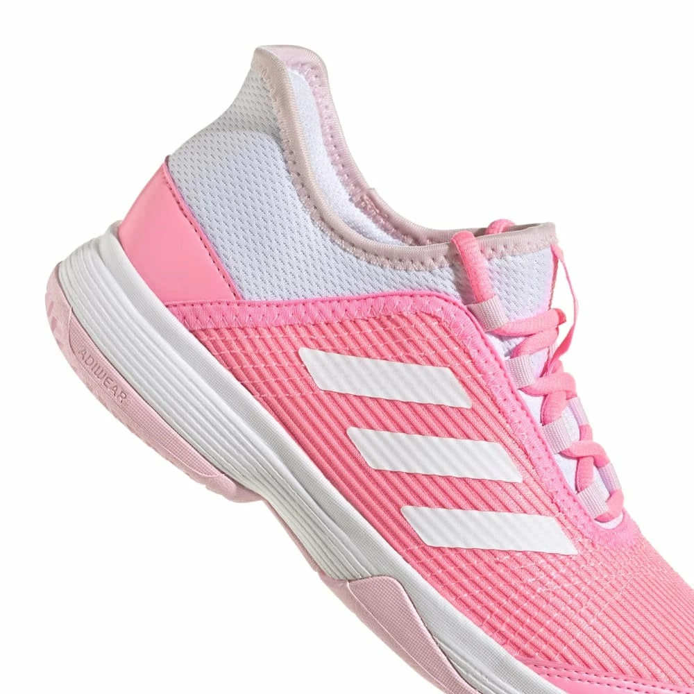 Adidas Adizero Club Junior Tennis Shoe (Pink/White) - Image 5