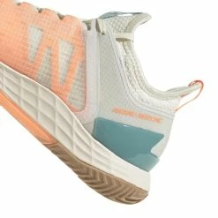 Adidas Adizero Ubersonic 4 Parley Women's Tennis Shoes (White/Beam Orange) 13 Adidas Adizero Ubersonic 4 Parley Women's Tennis Shoes (White/Beam Orange) -Adidas Shop GX9624 9 FOOTWEAR Photography DetailView2 white 1024x1024