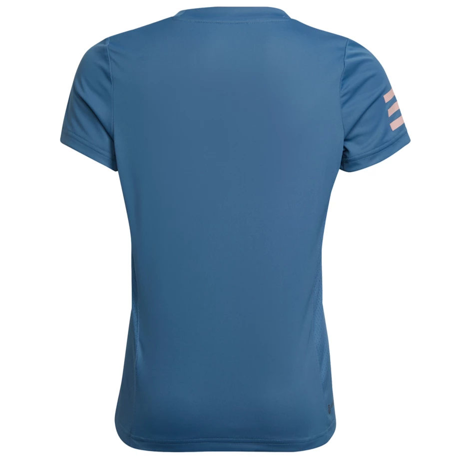Adidas Girl's Club Tennis Top (Altered Blue/Wonder Mauve) 4 Adidas Girl's Club Tennis Top (Altered Blue/Wonder Mauve) - Image 2