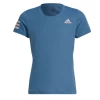 Adidas Girl's Club Tennis Top (Altered Blue/Wonder Mauve)