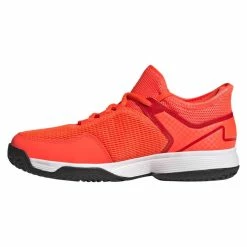 Alternative view of Adidas Ubersonic 4 Junior Tennis Shoe (Red)