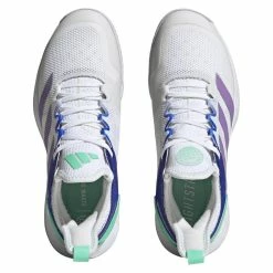 Adidas Adizero Ubersonic 4 Women's Tennis Shoe (White) 10 Adidas Adizero Ubersonic 4 Women's Tennis Shoe (White) -Adidas Shop HQ8390 3 FOOTWEAR Photography TopPortraitView transparent 1 1024x1024