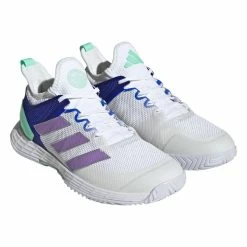 Adidas Adizero Ubersonic 4 Women's Tennis Shoe (White) 12 Adidas Adizero Ubersonic 4 Women's Tennis Shoe (White) -Adidas Shop HQ8390 6 FOOTWEAR Photography FrontLateralTopView transparent 1024x1024