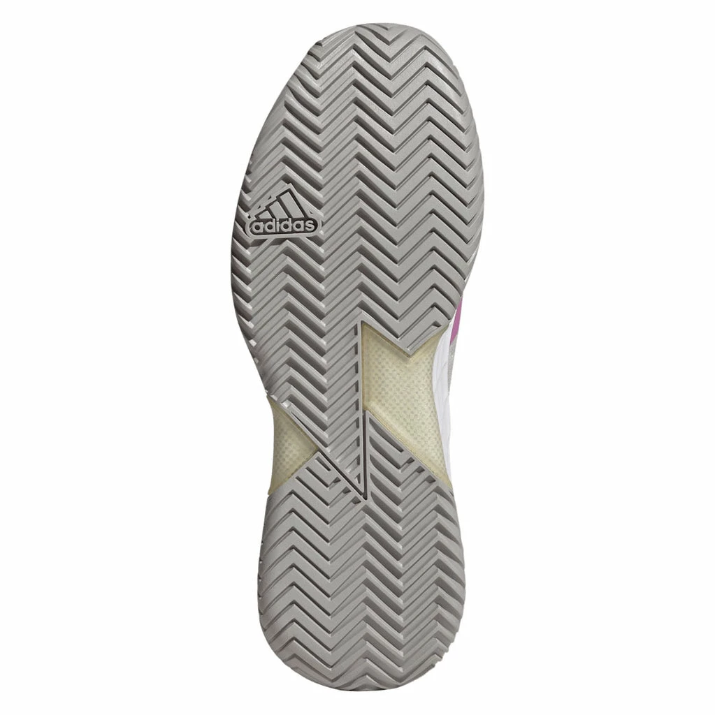 Adidas Adizero Ubersonic 4 Women's Tennis Shoe (White/Impact Orange) 4 Adidas Adizero Ubersonic 4 Women's Tennis Shoe (White/Impact Orange) - Image 2