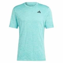 Adidas Men's FreeLift Printed Top (Blue) 9 Adidas Men's FreeLift Printed Top (Blue) -Adidas Shop HT7201 2 APPAREL Photography FrontCenterView transparent 1024x1024