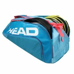 Head Tour Team Supercombi 9 Pack Racquet Bag (Blue/Pink)