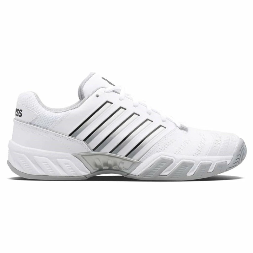 K-Swiss BigShot Light 4 Men's Tennis Shoe (White/Black) 3 K-Swiss BigShot Light 4 Men's Tennis Shoe (White/Black)