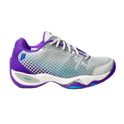 Prince T22 Lite Women's Tennis Shoe (Grey/Purple/Blue)