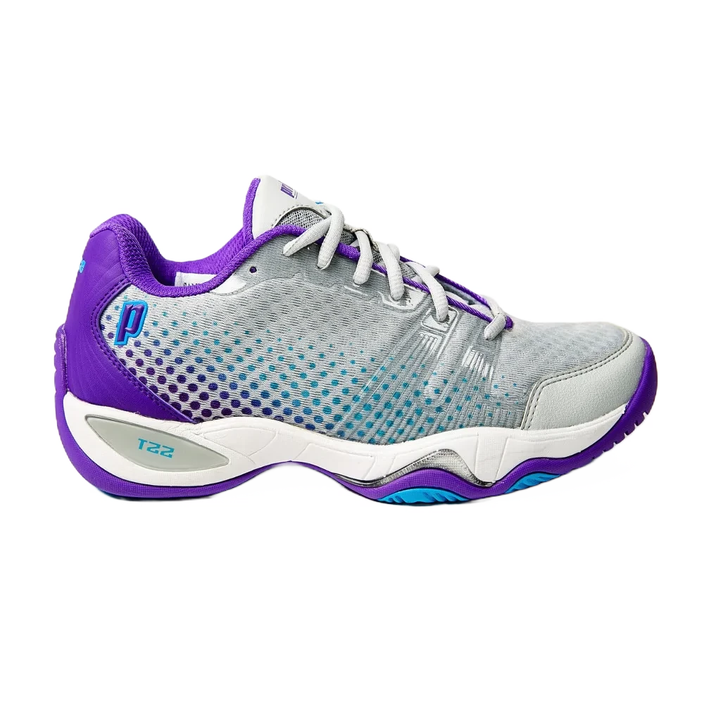 Prince T22 Lite Women's Tennis Shoe (Grey/Purple/Blue) 3 Prince T22 Lite Women's Tennis Shoe (Grey/Purple/Blue)