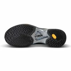 Alternative view of Tyrol Drive V Women's Pickleball Shoe (Orange/Black)