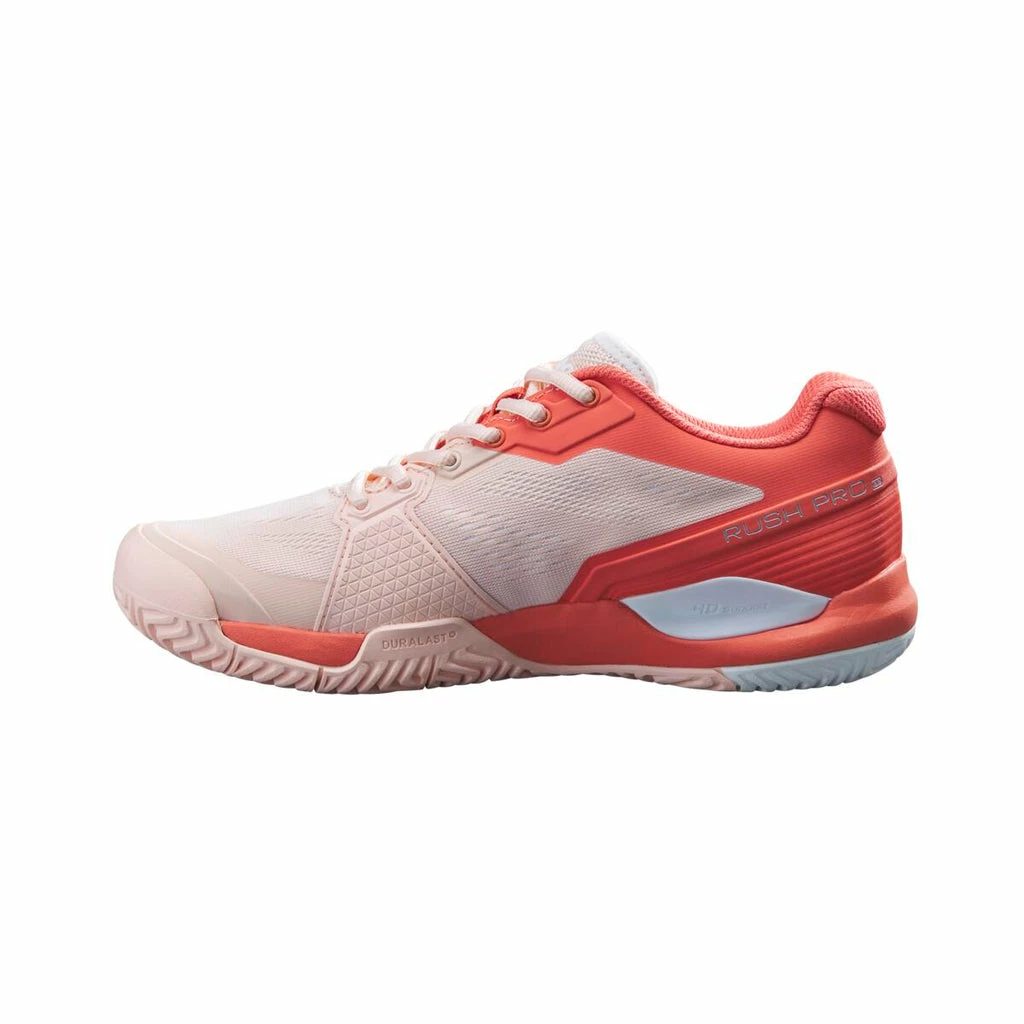 Wilson Rush Pro 3.5 Women's Tennis Shoe (Tropical Peach/Hot Coral) 5 Wilson Rush Pro 3.5 Women's Tennis Shoe (Tropical Peach/Hot Coral) - Image 3