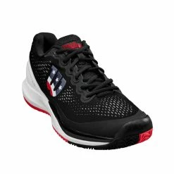 Wilson Rush Pro 3.0 Men's Pickleball Shoe (Black/White/Red)
