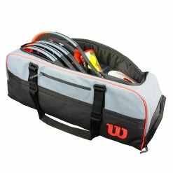 Wilson Clash Duffel Large Racquet Bag (Grey/Black/Infrared) 11 Wilson Clash Duffel Large Racquet Bag (Grey/Black/Infrared) -Adidas Shop WilsonClashDuffel 7 1024x1024