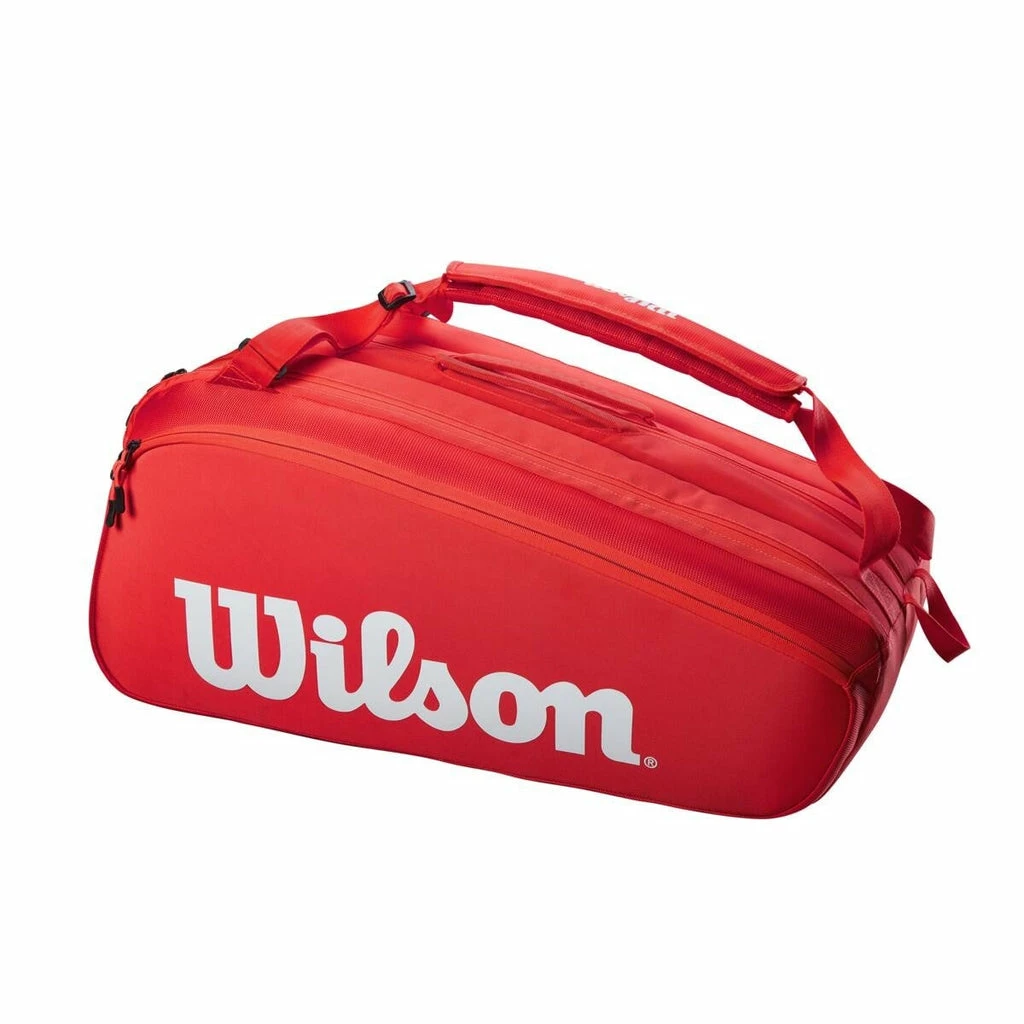 Wilson Super Tour 15 Pack Racquet Bag (Red) 4 Wilson Super Tour 15 Pack Racquet Bag (Red) - Image 2