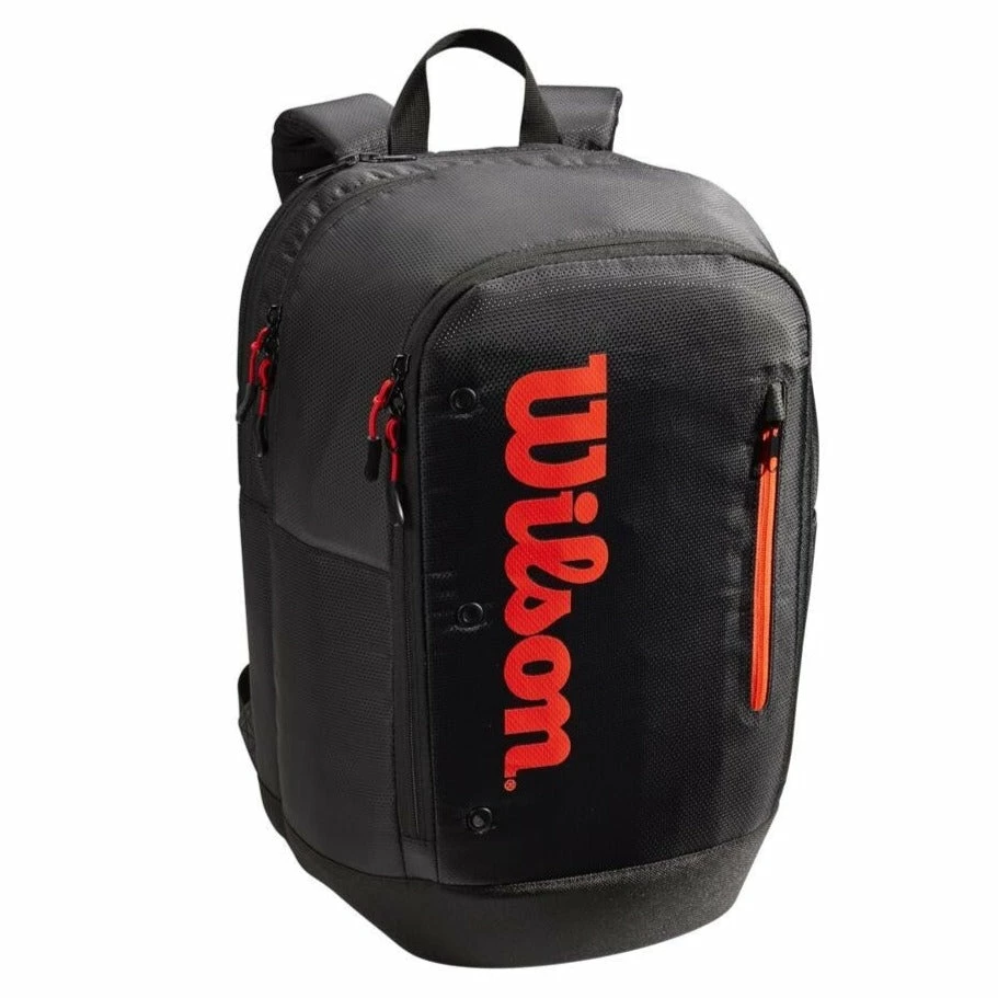 Wilson Tour Backpack Racquet Bag (Black/Red) 3 Wilson Tour Backpack Racquet Bag (Black/Red) - Image 2