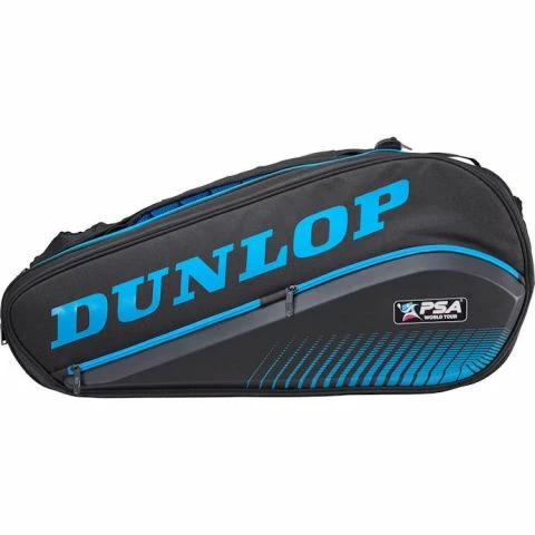 Dunlop PSA 12 Racquet Squash Bag (Black/Blue) 5 Dunlop PSA 12 Racquet Squash Bag (Black/Blue) - Image 3