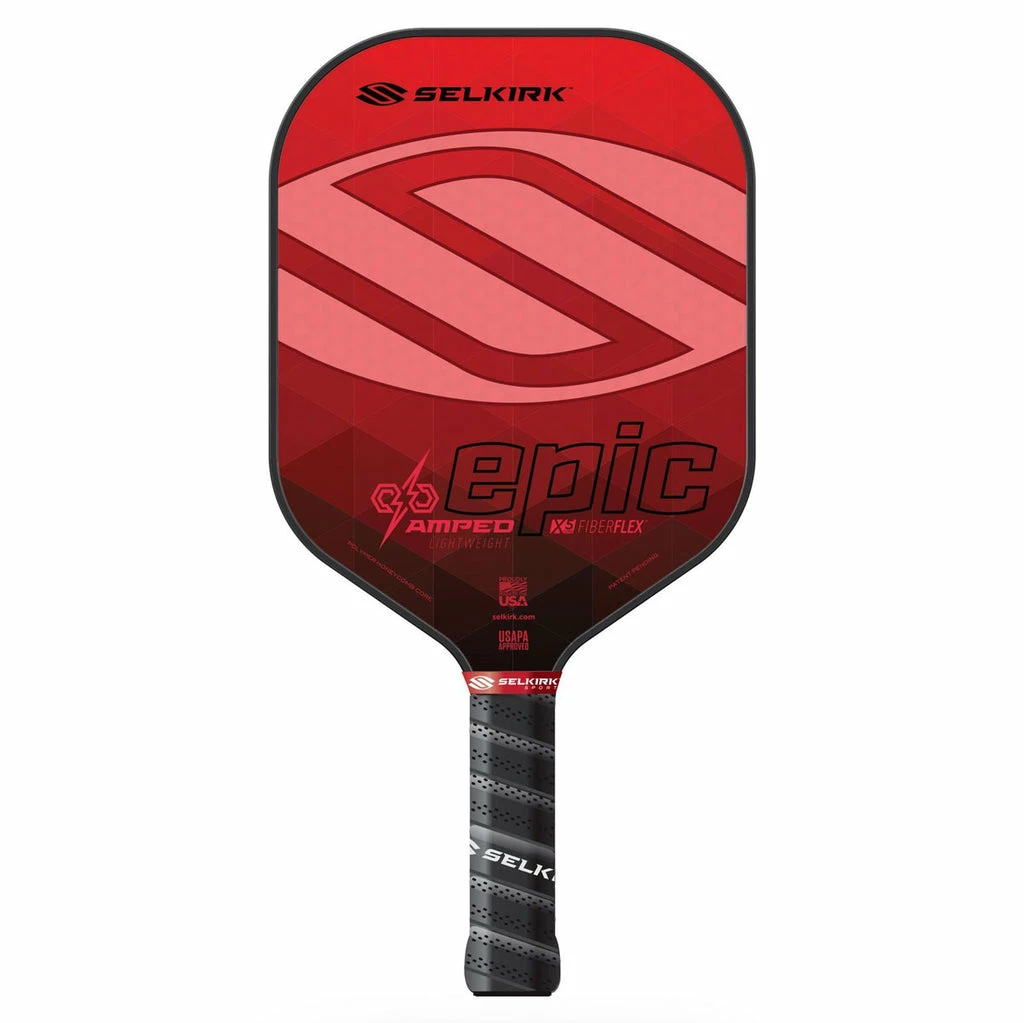 Selkirk Amped Epic Lightweight (Red) 3 Selkirk Amped Epic Lightweight (Red)