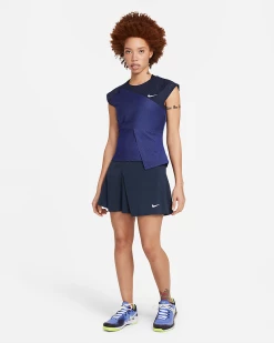 Nike Women's Dri-FI ADV Slam Skirt (Obsidian/White)