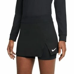 Nike Women's Dri-FIT Victory Stretch Skirt (Black/White)