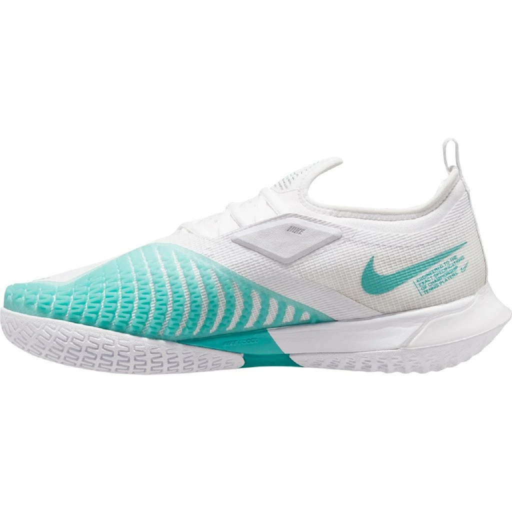 Nike React Vapor NXT Men's Tennis Shoe (White/Washed Teal/Habanero Red) 4 Nike React Vapor NXT Men's Tennis Shoe (White/Washed Teal/Habanero Red) - Image 2